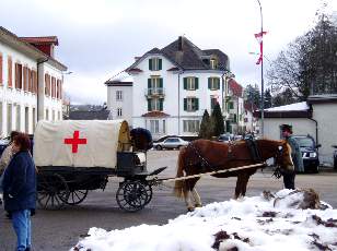 Commémoration 1 février 1871, l'armée du Général Bourbaki entre aux Verrières